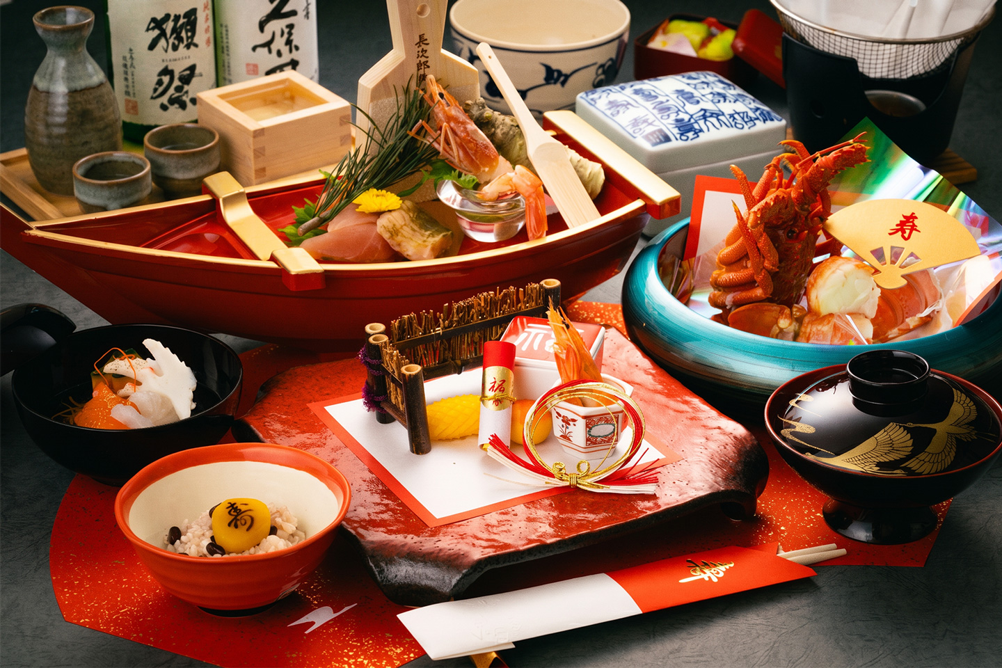 結びの席の会席料理